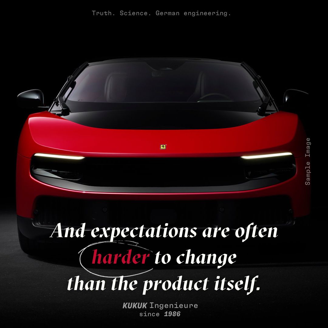 Ferrari Luce Erwartungen ändern sich schwerer als Produkte