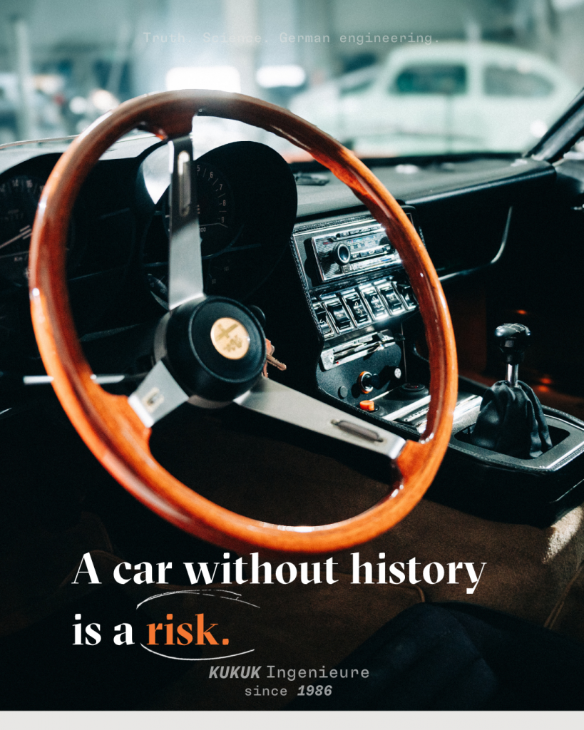 collector car documentation reviewed during professional inspection
