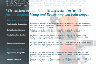 Fundierte Versicherungsbewertung für Sammlerfahrzeuge